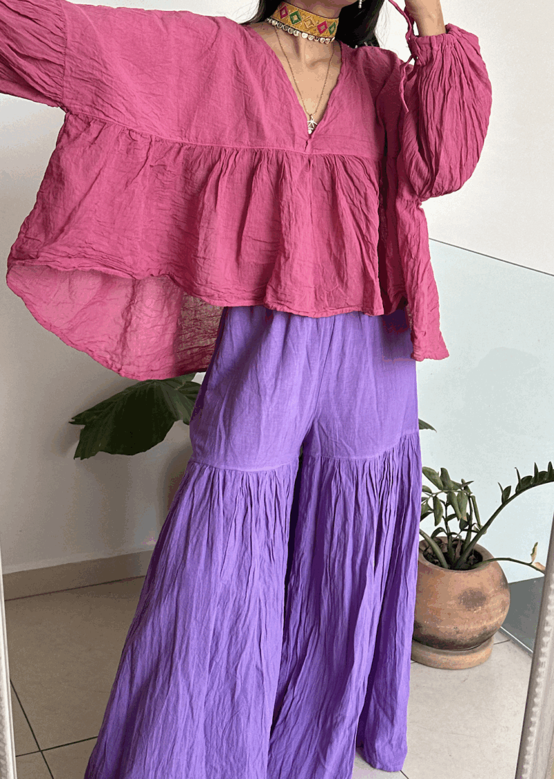 Blusa Luciérnaga Rosa